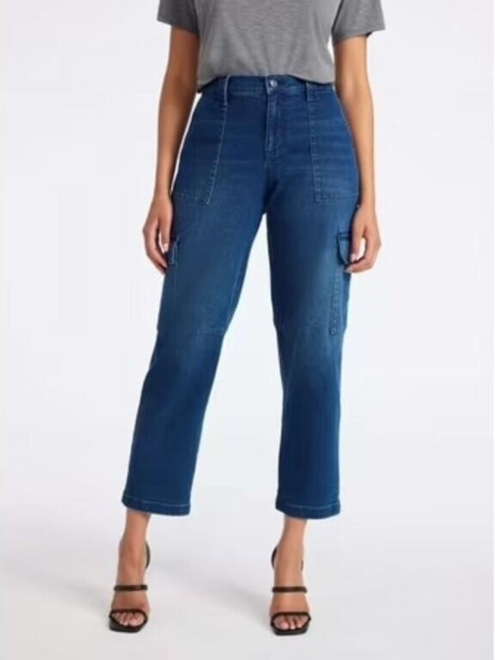 Sofia by Sofia Vergara Women's Capri Cargo Jeans